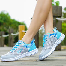 New Big Size Sport Running Shoes Woman Outdoor Breathable Comfortable Walking Flat Shoes Lightweight Sports Mesh Sneakers Women 2024 - buy cheap