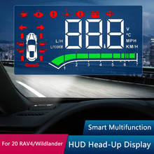 QHCP-Pantalla de conducción segura para coche, accesorio de Interior, proyector HD oculto, parabrisas apto para Toyota RAV4 2020 2021 2024 - compra barato