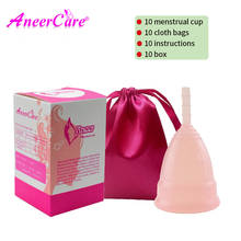 Wholesale AneerCare Vaginal Menstrual Cup Copo Feminine Hygiene Medical Silicone Cup Menstrual Reusable Lady Coletor Mestrual 2024 - buy cheap