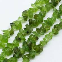 5mm-8mm Natural Peridot Freeform Gravel DIY Gems Loose Beads 80cm Strand For Jewelry DIY Making Bracelet Necklace (F00327) 2024 - buy cheap