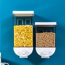 Kitchen Food Storage Multi-function Easy Press Container Cereal Dispenser Wall Mounted Utensílios De Cozinha Kitchen Organizer 2024 - buy cheap