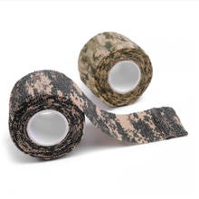 Cinta de camuflaje autoadhesiva para exteriores, envoltura de camuflaje no tejida, impermeable, Airsoft, Rifle, pistola, caza, Paintball, 4,5 M 2024 - compra barato