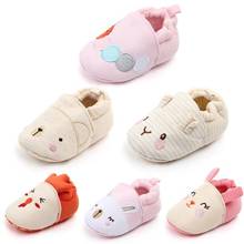 New Autumn Cute Cartoon Baby Shoes Cotton Soft Toddler Shoes Infant Girls Boys First Walkers 0-1 Years 2024 - buy cheap