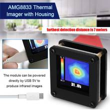 Amg8833 câmera de imagem térmica array medição temperatura infravermelho imager térmico mini handheld ir imaging senor 2024 - compre barato