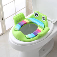 Baby Child Potty Toilet Trainer Seat Step Stool Ladder Adjustable Training Chair Comfortable Cartoon Cute Toilet Seat for Childr 2024 - buy cheap