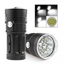 Impermeável super brilhante 3300lm 11 x XML-T6 led caça pesca flash luz tocha 2024 - compre barato