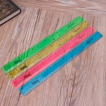 Soft 30cm Ruler Multicolour Flexible Creative Stationery Rule School Supply 2024 - buy cheap