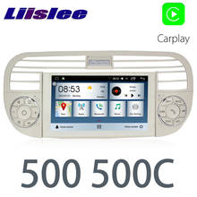 LiisLee Car Multimedia GPS Audio Radio Stereo For Fiat 500 500C 2007~2018 Original Style Navigation NAVI 2024 - buy cheap