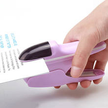 No Nails Mini Stapler Cute Book Stapleless Stapler Paper Stapling Stapler Without Staple Stapler Safe Paper Binding Stationary 2024 - buy cheap