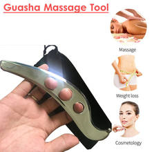 Stainless Steel Scraping Board Gua Sha Board Body Massage Tool Body Scrapper SPA Acupuncture Scraping Massager For Face Back Arm 2024 - buy cheap