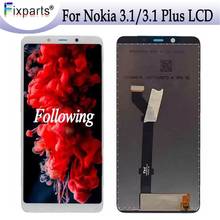 For Nokia 3.1 LCD Display Touch Screen Digitizer Assembly For Nokia 3.1 Plus LCD Screen Repair Replacement Parts 2024 - buy cheap