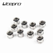 Road Bicycle Steel Single Double Crankset Crank Screws Nut MTB Mountain Bike For Chain Wheel Cycling Parts 2024 - buy cheap