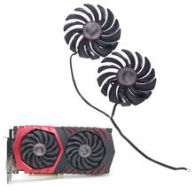 2 PLD10010S12HH FOR MSI Radeon RX480 580 GTX1080Ti 1070 Graphics Card Cooler Fan 24BB 2024 - buy cheap