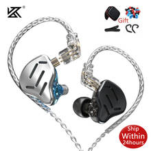 KZ ZAX 7BA-auriculares intrauditivos híbridos de Metal, cascos HIFI deportivos para ZSX ZS10 AS12 AS16 CA16 EDX ASX ZSN PRO SA08, 1DD, 16 unidades 2024 - compra barato