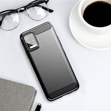For LG K52 Case Rubber Silicon Carbon Fiber Back Cover For LG K52 K22 K62 K92 K42 Q92 Q62 Q52 K51 K61 Phone Case For LG K52 Case 2024 - buy cheap