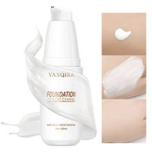 YANQINA-Base líquida hidratante, maquillaje facial, corrector Natural suave, crema iluminadora, Base de maquillaje 2024 - compra barato