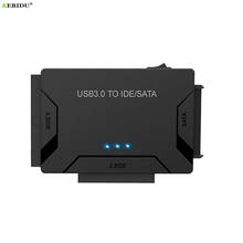 Kebidu USB 3,0 SATA IDE/Sata адаптер SATA 3,5 2,5 жесткий диск HDD SSD IDE/SATA USB конвертер USB IDE/Sata адаптер кабель 2024 - купить недорого