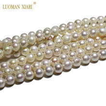Fine AAA 100% Natural Baroque Pearl Round Edison Pearl Beads For Jewelry Making DIY  Bracelet Necklace Earrings 8-10mm 2024 - buy cheap