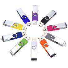 Wholesales Colorful   64MB Portable Rotating USB 2.0 Flash Memory Stick Pen Drive Data Storage  Rotatable U Disk For Computer 2024 - buy cheap