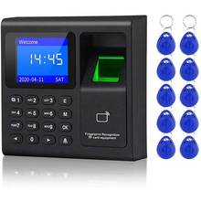 Биометрическая RFID-система контроля доступа, RFID-клавиатура, USB-система отпечатков пальцев, электронное устройство учета времени 2024 - купить недорого