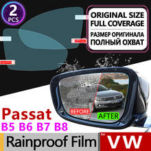for Volkswagen VW Passat B5 B5.5 B6 B7 B8 CC 1996-2020 Full Cover Anti Fog Film Rearview Mirror Rainproof Anti-fog Accessories 2024 - buy cheap