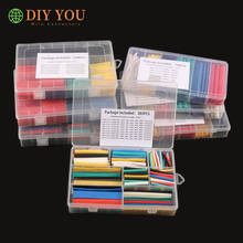 Color Heat Shrink Tubing Boxed Insulation Heat Shrinkable Tubes Assortment Sleeving Electronic Polyolefin Wire Cable Sleeve Kit 2024 - buy cheap