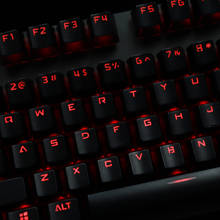 Black White ABS PBT Keycaps Doubleshot 104 Backlit keycap OEM Profile For MX Mechanical Keyboard 2024 - buy cheap