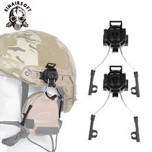 Tactical Helmet Adapter Set Airsoft Paintball Headset Holder Army Fast Helmet Rail Adapter Rail Mount Kit 2024 - buy cheap