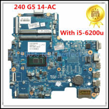 Placa-mãe para computador portátil hp, 240 g5 14 ac, 860457-001, 860457-501, tamanhos i5-6200u 4 100%, testada, envio rápido 2024 - compre barato