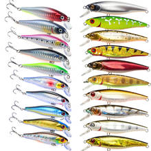 New 20pcs/lot Fishing Lure Set Fishing Hard Bait Minnow Floating Swing Crankbait Crazy Wobblers Artificial Bionic Crank Lures 2024 - buy cheap