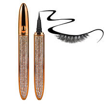 Glue-free Eyeliner Pencil For Eyelashes Magic Self-adhesive Liquid Makeup Cosmetic Magnetic-free Waterproof Eye Liner Pen 2024 - buy cheap