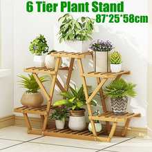 Multi-tiers Flower Plant Holder Stand Rack Wooden Plant Stand Balcony Garden Corner Flower Plant Stand Rack Bonsai Display Shelf 2024 - buy cheap