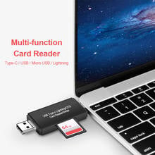 Концентратор для зарядки USB Type-C Micro USB 8Pin, OTG адаптер для смартфона, кардридер, USB Удлинительный кабель для iPhone, Android 2024 - купить недорого