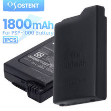 Ostent-bateria de íon de lítio recarregável, 1800mah, 3.6v, embalagem de substituição, sony psp 1000 console 2024 - compre barato