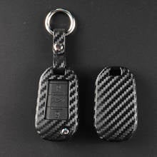 Bilchave Carbon Fiber Silicone Remote Car Key Case Cover Fob For Peugeot 208 2008 301 308 3008 408 4008 508 5008 Holde 2024 - buy cheap