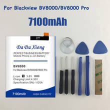 DaDaXiong High Capacity 7100mAh V636468P For Blackview BV8000 Battery Pro Free Tools As Gift 2024 - buy cheap