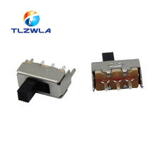 1000pcs SS12F44 3Pin Switch SS-12F44G4 Single Row Vertical Toggle Switch Handle Length 4MM 2024 - купить недорого