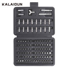 Kalaidun-conjunto de brocas de chave de fenda magnética, reparo de chave de fenda phillips, adaptador elétrico, 100 peças 2024 - compre barato