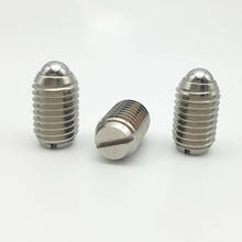 Parafusos de posicionamento de esfera, parafuso de aço inoxidável para cabeça de esfera 5mm a 30mm de comprimento, 2 peças 2024 - compre barato