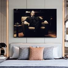 Godfather Vintage Canvas Art Posters And Prints Black And White Moive Canvas Paintings On the Wall Art Godfather Pictures Cuadro 2024 - buy cheap