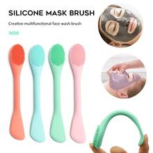 Silicone Pore Cleaner Brush Mask Brush Massager Facia Cleansing Brush Remover Face Exfoliating Nose Brush Skin Care Beauty Tool 2024 - buy cheap