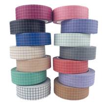 1Pcs 10 Meters Length Solid Color Washi Tape Grid Masking Tape Decorative Adhesive Tape Sticker Scrapbook Diary Stationery Tape 2024 - buy cheap