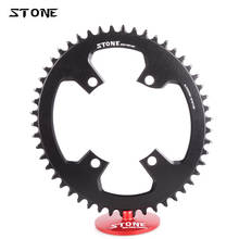 Stone-plato individual ovalado para bicicleta de carretera, rueda para bici BCD 110 estrecho y ancho, 110mm, ajuste Ultegra R8000 Dura Ace R9100 9-12s 2024 - compra barato