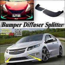 Car Splitter Diffuser Bumper Canard Lip For Chevrolet Volt Tuning Body Kit / Front Deflector Flap Chin Fin Change Body Reduce 2024 - buy cheap