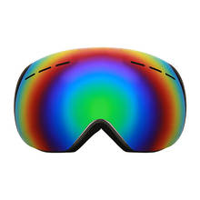 Зимние двойные линзы противотуманные лыжные очки HD UV400 Сноуборд Защитные очки для снегохода на открытом воздухе ветрозащитные очки для катания на лыжах 2024 - купить недорого