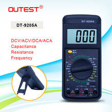OUTEST Digital Multimeter DT9205A LCD Display Professional Electric Handheld Tester Digital Ammeter Voltmeter Multimetro 2024 - buy cheap
