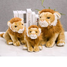 Simulation Lion Plush Toy Bed Animal Stuffed Toy Children Toys Home Decoration Birthday Gift 2024 - buy cheap