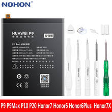 NOHON For Huawei P9 P10 G9 Mate7 Mate10 Lite P20 Honor 6 Plus 7 8 9 10 7X 4X 8Lite 9Lite HB366481ECW Lithium Replacement Battery 2024 - buy cheap