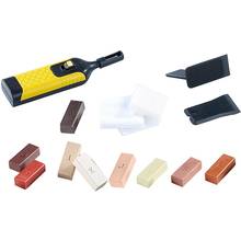 Gtbl 19 pçs kit de reparação laminado sistema cera piso worktop resistente caso chips arranhões 2024 - compre barato