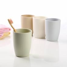 Vasos circulares gruesos de estilo japonés respetuosos con el medio ambiente, soporte para cepillo de dientes, taza de enjuague de PP, taza de lavado de dientes, juegos de baño, 1 ud. 2024 - compra barato